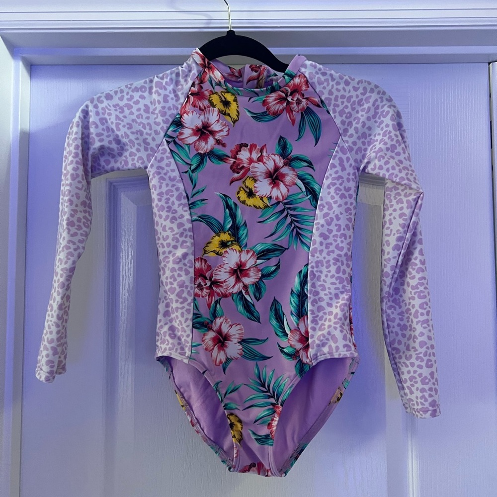 Girls swimsuit long sleeve